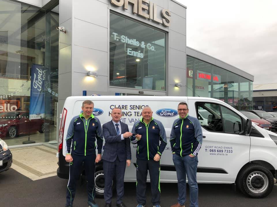 Sheils Ennis is proudly sponsoring a kit van to the Clare Senior Hurling Team